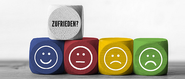 Feedbackwürfel (Fotogestöber | iStock) Feedbackwürfel (Fotogestöber | iStock)